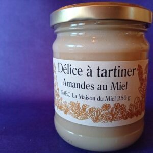 Délice à tartiner miel amandes